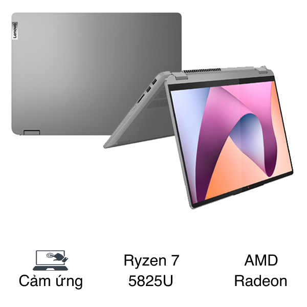 Laptop Lenovo IdeaPad Flex 5 14ABR8 - 82XX00FWVN (R7 5825U, 16GB, 512GB, WUXGA, Cảm ứng, Win11)