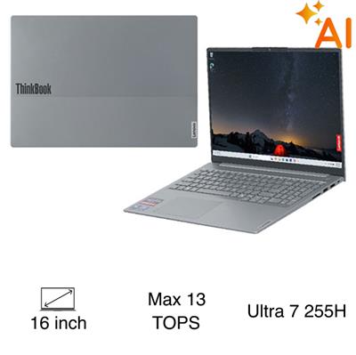 Laptop Lenovo ThinkBook 16 - 21SK006YVN (Ultra 7 255H, 32GB, 1TB, WUXGA, Win11)