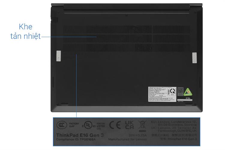 Laptop Lenovo ThinkPad E16 - 21SR002QVN (Ultra 5 225H, 32GB, 512GB, WUXGA, Win11) Màu Xám