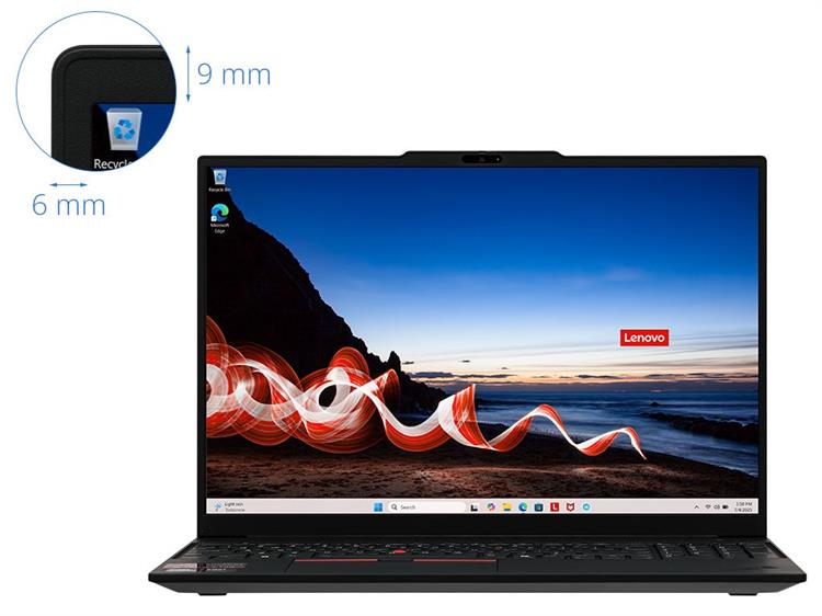 Laptop Lenovo ThinkPad E16 - 21SR002SVN (Ultra 7 255H, 32GB, 512GB, WUXGA, Win11) Màu Đen