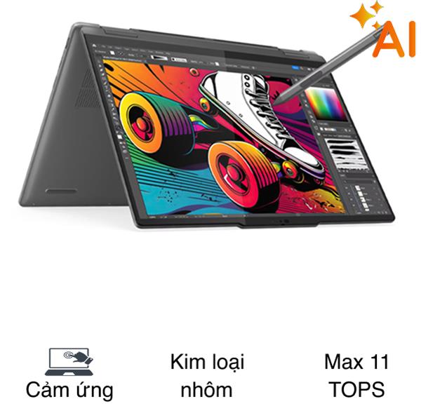 Lenovo Yoga 7 2In1 Oled 14Iml9 - 83Dj00H8Vn (Ultra 5 125H, 16Gb, 1Tb, Wuxga Oled, Cảm Ứng, Officeh24+365, Win11)