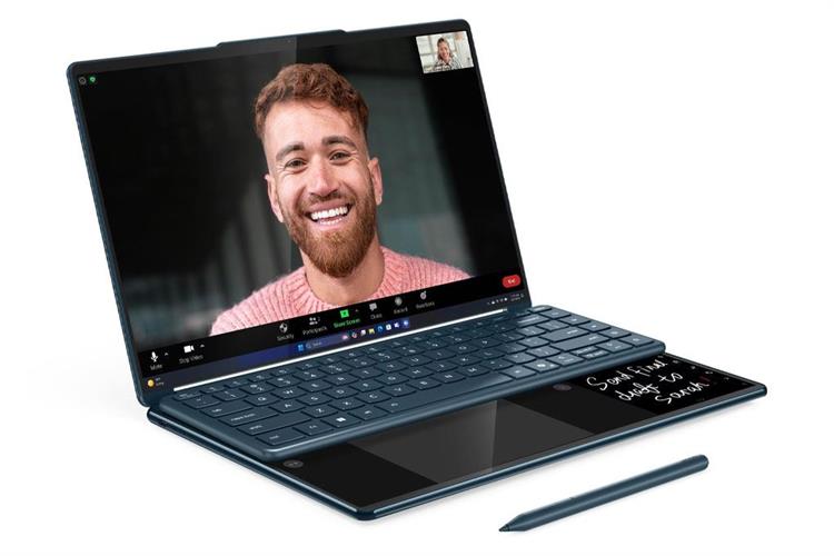 Laptop Lenovo Yoga Book 9 OLED 14IAH10 - 83KJ001QVN (Ultra 9 285H, 32GB, 1TB, WQXGA+ OLED 120Hz, Cảm ứng, OfficeHS+365, Win11) Màu Xanh