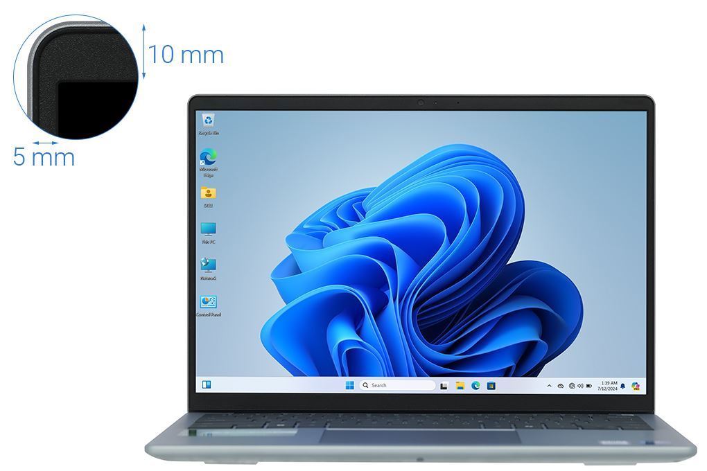 Laptop Dell Inspiron 14 5440 - N5440-C5U165W11IBD2 (Core 5 120U, 16GB, 512GB, MX570A 2GB, 2.2K, OfficeHS, Win11) Màu Xanh Dương