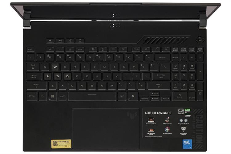 Laptop Asus TUF Gaming F16 FX607VJ - RL034W (Core 5 210H, 16GB, 512GB, RTX 3050 6GB, Full HD+ 144Hz, Win11) Màu Xám