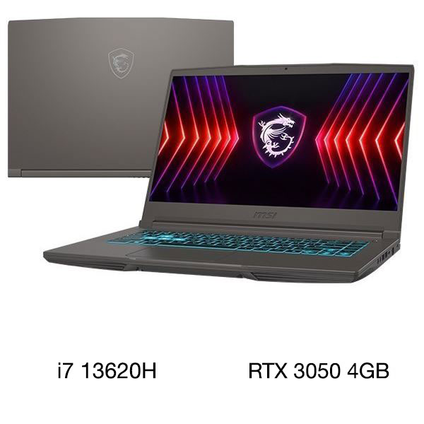 Laptop MSI Gaming Thin 15 B13UC - 1411VN_16GB (i7 13620H, 16GB, 512GB, RTX 3050 4GB, Full HD 144Hz, Win11)