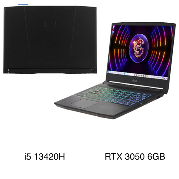 Laptop MSI Gaming Katana 15 B13UDXK - 2410VN (i5 13420H, 16GB, 512GB, RTX 3050 6GB, Full HD 144Hz, Win11)