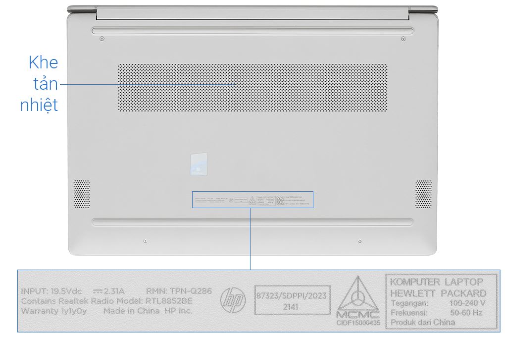 Laptop HP 15 fd0235TU - 9Q970PA (i5 1334U, 16GB, 512GB, Full HD, Win11) Màu Bạc