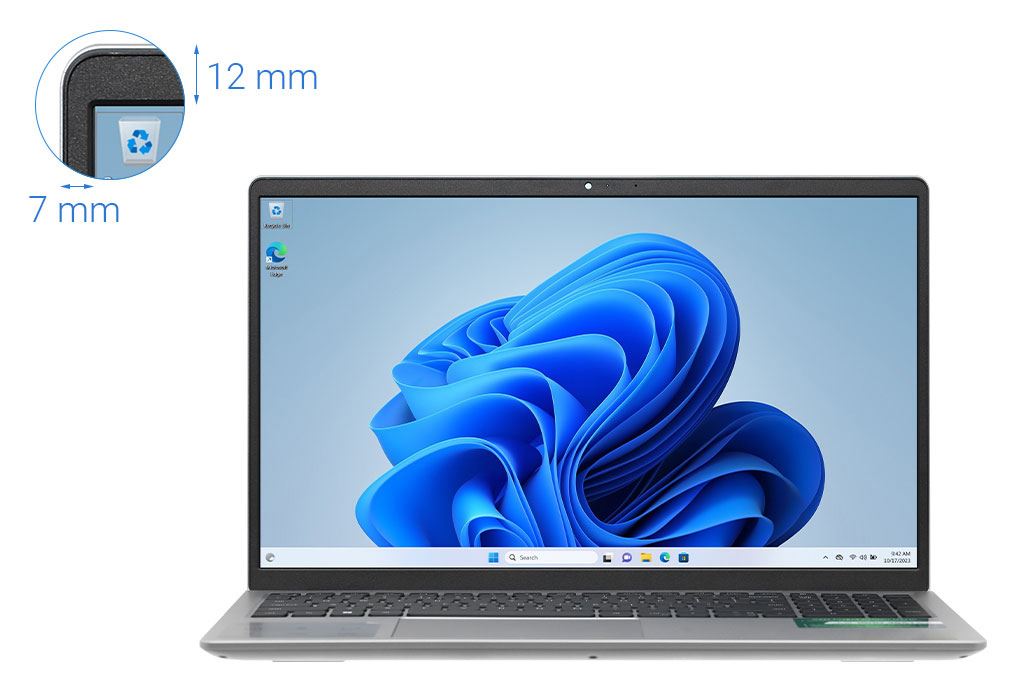 Laptop Dell Inspiron 15 3530 - 71070372 (i5 1334U, 16GB, 512GB, Full HD 120Hz, OfficeH24+365, Win11) Màu Bạc
