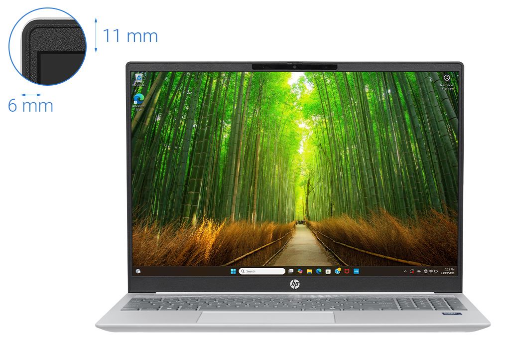 Laptop HP OmniBook 5 AI 16 af1048TU - BZ7Q9PA (Ultra 5 225U, 16GB, 512GB, WUXGA, OfficeH24, Win11) Màu Bạc