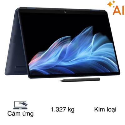 Laptop HP OmniBook UF 14 fh0097TU - BZ7S3PA (Ultra 7 258V, 32GB, 1TB, 2.8K OLED 120Hz, Cảm ứng, OfficeH24, Win11)