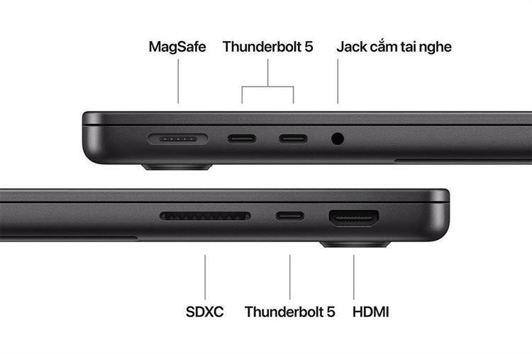 Laptop Macbook Pro 16 inch M4 Max 48GB/1T Màu Đen