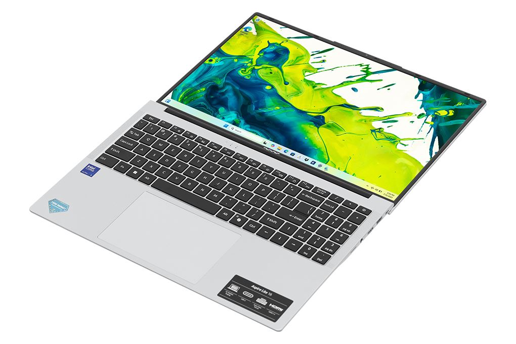 Laptop Acer Aspire Lite 16 AI AL16 71P 5674 - NX.D4XSV.001 (Ultra 5 125H, 16GB, 512GB, Full HD+, Win11) Màu Bạc