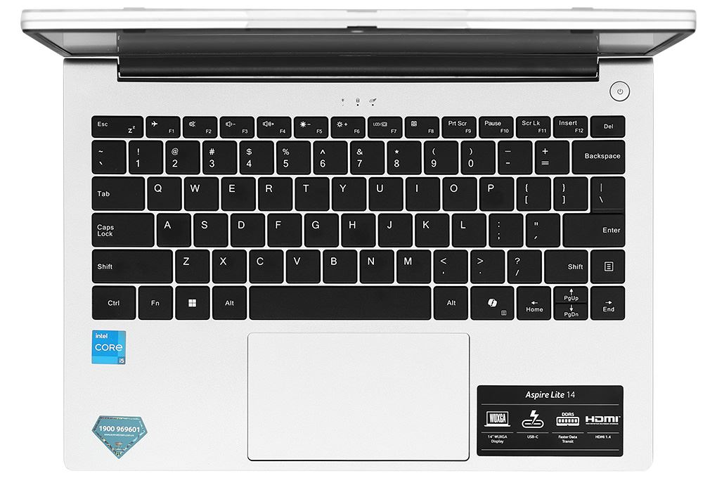 Laptop Acer Aspire Lite 14 AL14 71M 52GQ - NX.J4ASV.001 (i5 12500H, 16GB, 512GB, Full HD+, Win11) - 4