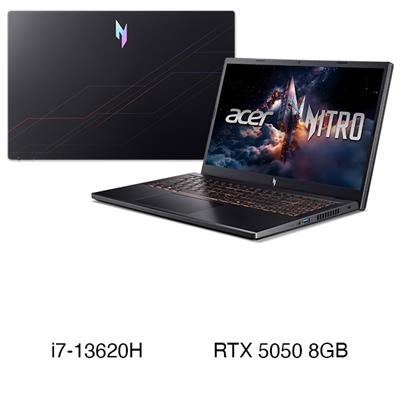 Laptop Acer Gaming Nitro V 15 ProPanel ANV15 52 72BM - NH.QZ9SV.004 (i7 13620H, 16GB, 512GB, RTX5050 8GB, Full HD 180Hz, Win11)