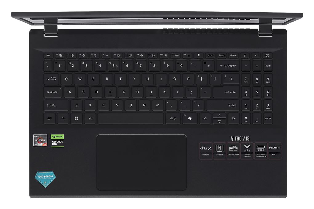 Laptop Acer Gaming Nitro ProPanel ANV15 41 R9M1 - NH.QPFSV.004 (R5 7535HS, 16GB, 512GB, RTX3050 6GB, Full HD 180Hz, Win11) - 4