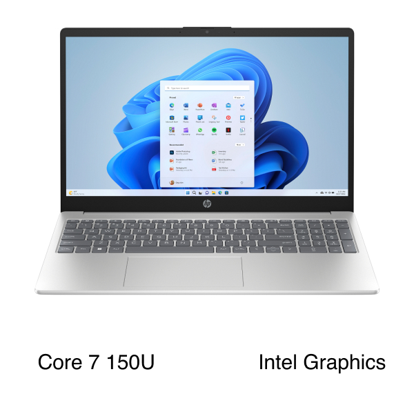 Laptop HP 15 fd1037TU - 9Z2W5PA (Core 7 150U, 16GB, 1TB, Full HD, Win11)