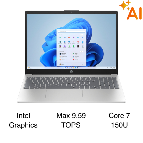 HP 15 fd1039TU Core 7 150U (9Z2W7PA)