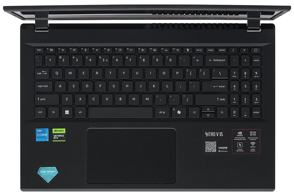 Laptop Acer Gaming Nitro ProPanel ANV15 52 59AA - NH.QZ9SV.002 (i5 13420H, 16GB, 512GB, RTX 5050 8GB, Full HD 180Hz, Win11) Màu Đen