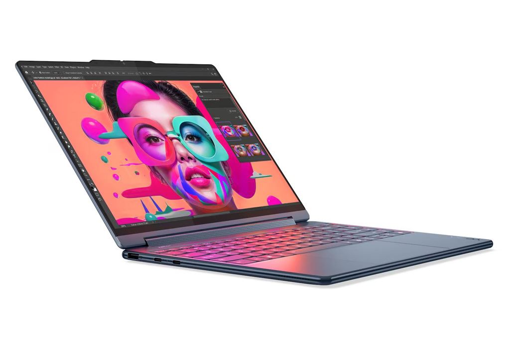 Laptop Lenovo Yoga 9 2n1 OLED 14ILL10 - 83LC002LVN (Ultra 7 258V, 32GB, 1TB, WQUXGA OLED, Cảm ứng, OfficeH24+365, Win11)