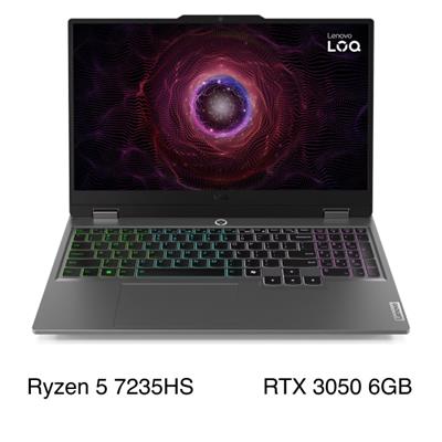 Laptop Lenovo Gaming LOQ 15ARP9 - 83JC00LVVN (R5 7235HS, 16GB, 512GB, RTX 3050 6GB, Full HD 144Hz, Win11)