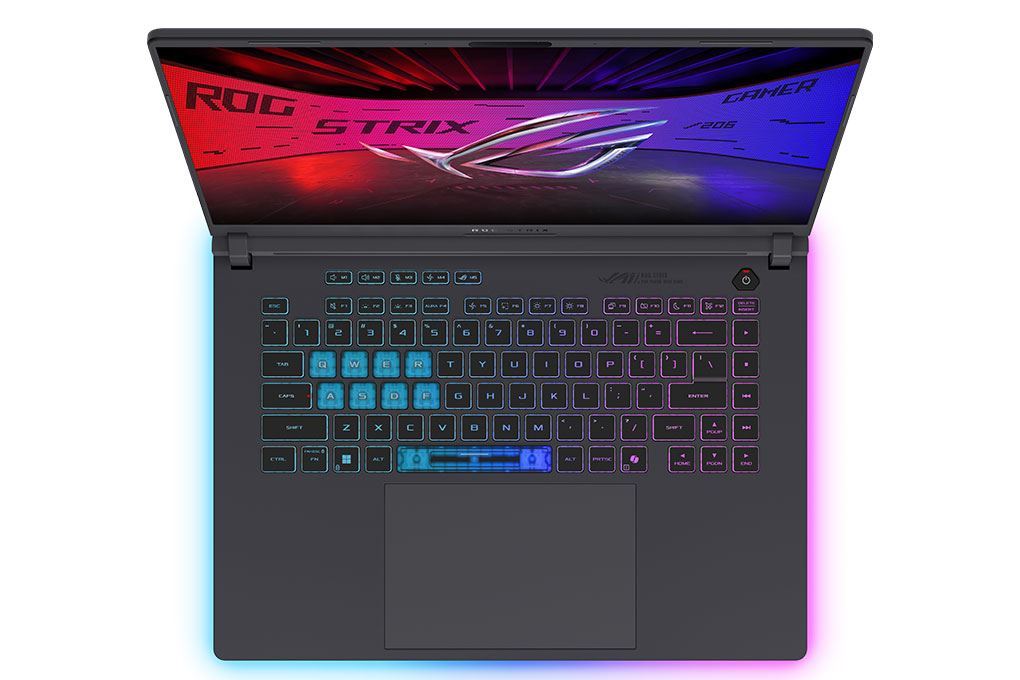 Laptop Asus Gaming ROG Strix G16 G615JPR - S5107W (i7 14650HX, 32GB, 1TB, RTX 5070 8GB, WQXGA 240Hz, Win11) Màu Xám
