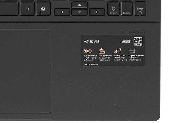 Laptop Asus Gaming V16 V3607VU - RP343W (Core 5 210H, 16GB, 512GB, RTX 4050 6GB, WUXGA 144Hz, Win11) Màu Đen