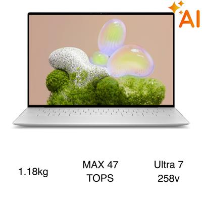 Laptop Dell XPS 13 9350 - PP9H1 (Ultra 7 258V, 32GB, 1TB, 2.5K+ 120Hz, Cảm ứng, OfficeH24+365, Win11)