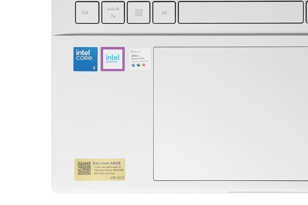 Laptop Asus Vivobook S16 S3607VA - RP155WS (Core 5 210H, 16GB, 512GB, WUXGA 144Hz, OfficeH24+365, Win11) Màu Bạc