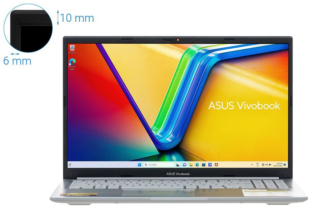 Laptop Asus Vivobook 15 X1504VA - BQ3394W (i3 1315U, 8GB, 512GB, Full HD, Win11) Màu Bạc