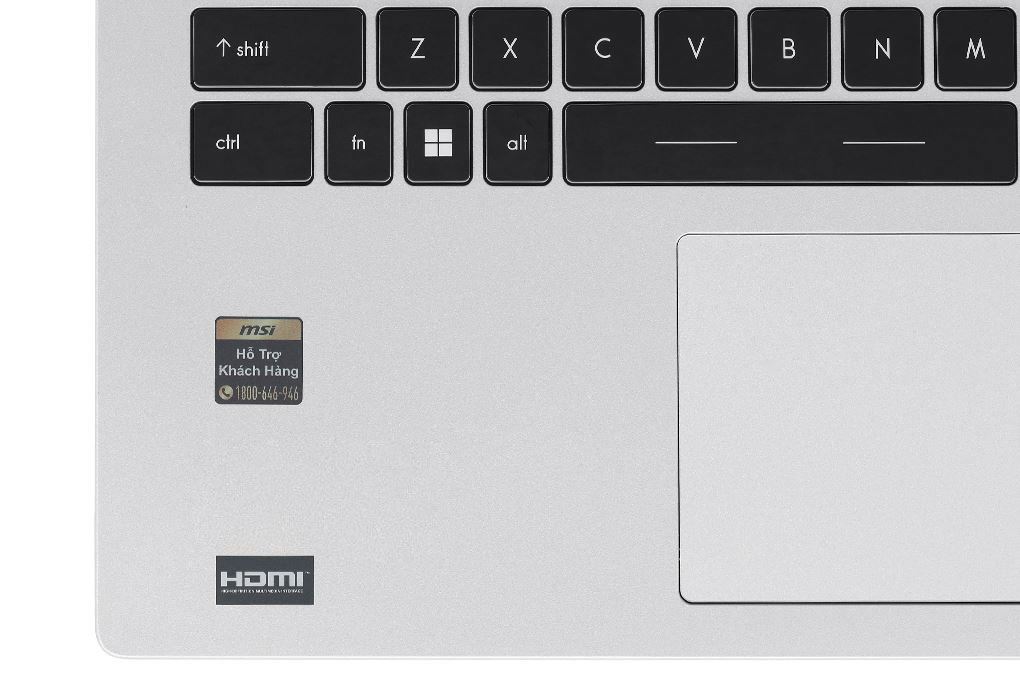 Laptop MSI Modern 15 F13MG - 667VN_16GB (i5 1334U, 16GB, 512GB, Full HD, Win11) Màu Bạc