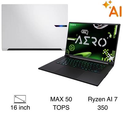 Laptop GIGABYTE Gaming AERO X16 - GIGABYTE-AERO-X16-1VH93VNC94DH (R7 AI 350, 16GB, 1TB, RTX 5060 8GB, WQXGA 165Hz,Win11)