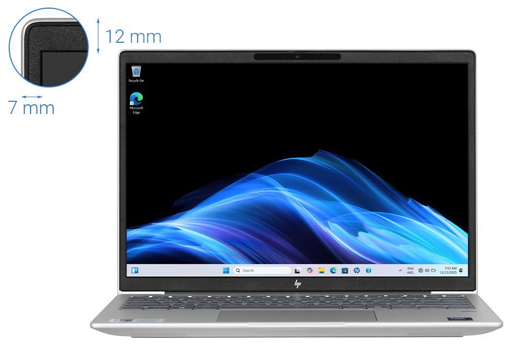 Laptop HP EliteBook 6 G1i 13 - BQ9L8PT (Ultra 5 225U, 16GB, 512GB, WUXGA, Win11) Màu Bạc