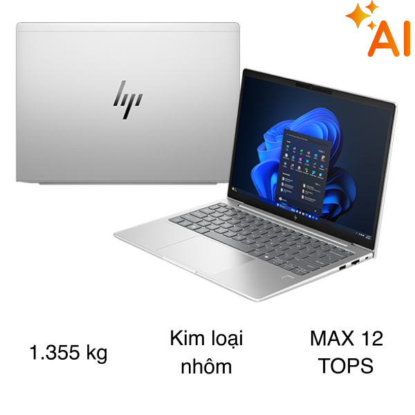 Laptop HP EliteBook 6 G1i 13 - BQ9M6PT (Ultra 7 255U, 16GB, 512GB, WUXGA, Win11)