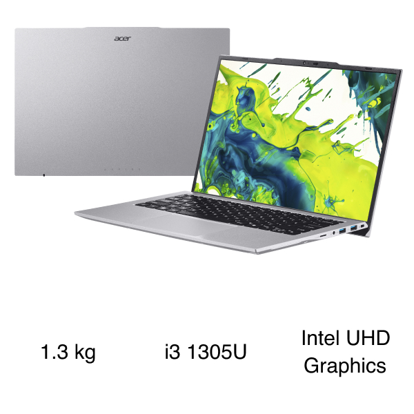 Laptop Acer Aspire Lite 14 AL14 52P 309T - NX.D7ESV.001 (i3 1305U, 8GB, 512GB, Full HD , Win11)