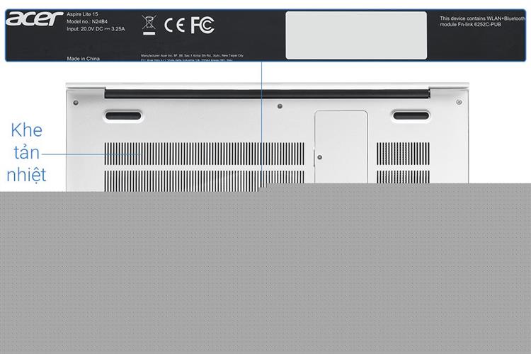 Laptop Acer Aspire Lite 15 AL15 42P R50R - NX.D34SV.004 (R5 7430U, 16GB, 512GB, Full HD, Win11) Màu Bạc