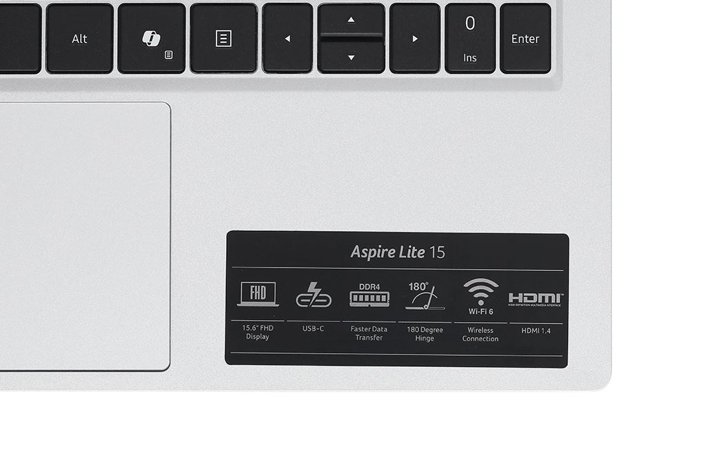 Laptop Acer Aspire Lite 15 AL15 42P R50R - NX.D34SV.004 (R5 7430U, 16GB, 512GB, Full HD, Win11) - 11