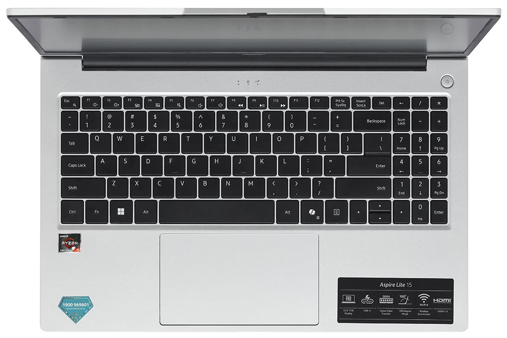 Laptop Acer Aspire Lite 15 AL15 42P R50R - NX.D34SV.004 (R5 7430U, 16GB, 512GB, Full HD, Win11) - 4
