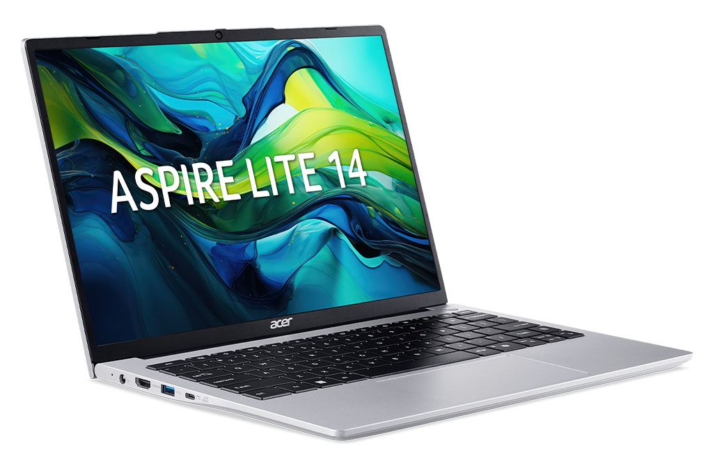 Laptop Acer Aspire Lite 14 AL14 71P 55P9 - NX.D7USV.001 (i5 13500H, 16GB, 512GB, Full HD+, Win11) Màu Bạc
