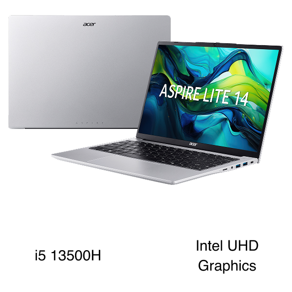Laptop Acer Aspire Lite 14 AL14 71P 55P9 - NX.D7USV.001 (i5 13500H, 16GB, 512GB, Full HD , Win11)