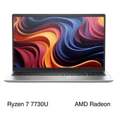 Laptop Dell 15 DC15255 - X9YM41 (R7 7730U, 16GB, 1TB, Full HD 120Hz, OfficeH24+365B, Win11)