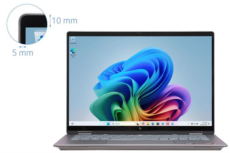 Laptop HP OmniBook X Flip 14 fk0092AU - BZ7P5PA (R5 AI 340, 16GB, 512GB, WUXGA, Cảm ứng, OfficeH24, Win11) Màu Bạc