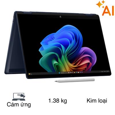 Laptop HP OmniBook X Flip 14 fm0076TU - BZ7P6PA (Ultra 7 258V, 32GB, 512GB, WUXGA, Cảm ứng, OfficeH24, Win11)