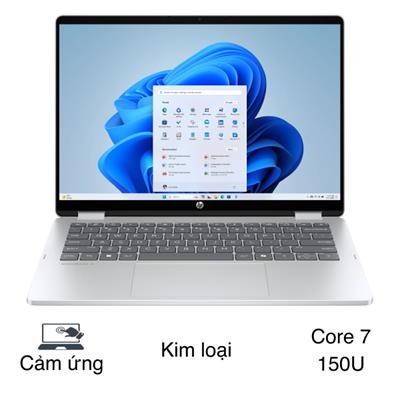 Laptop HP OmniBook 5 Flip 14 fp0055TU - BZ7Q4PA (Core 7 150U, 24GB, 512GB, WUXGA, Cảm ứng, OfficeH24, Win11)