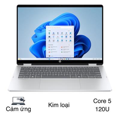 Laptop HP OmniBook 5 Flip 14 fp0057TU - BZ7Q6PA (Core 5 120U, 16GB, 512GB, WUXGA, Cảm ứng, OfficeH24, Win11)