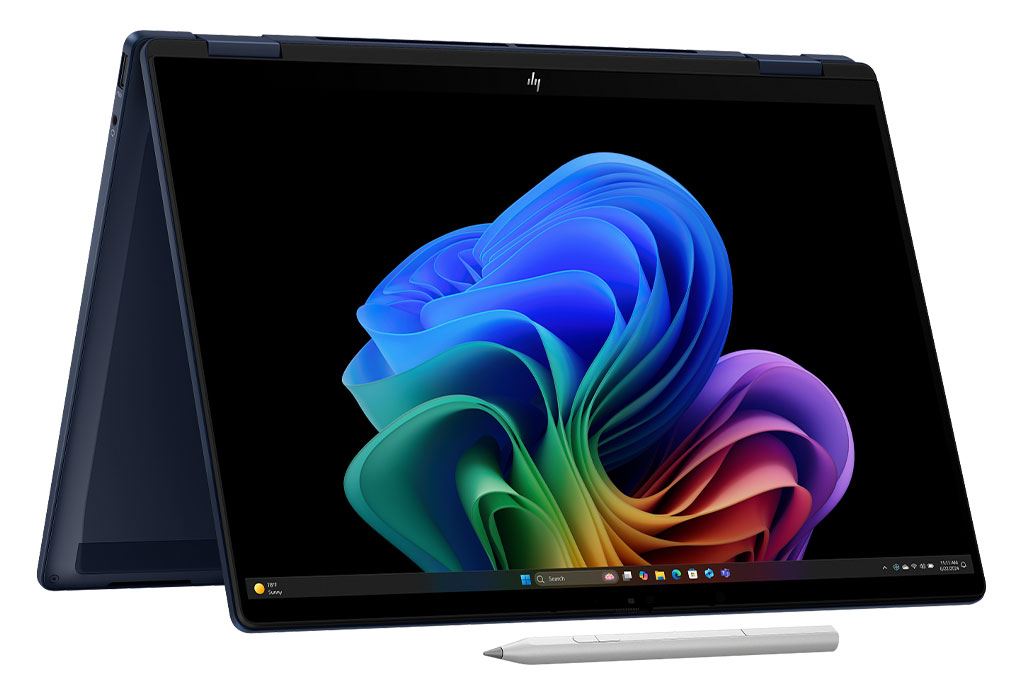 Laptop HP OmniBook X Flip 14 fm0088TU - BZ7Q2PA (Ultra 5 226V, 16GB, 512GB, WUXGA, Cảm ứng, OfficeH24+365B, Win11) Màu Xanh