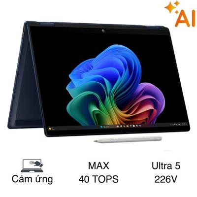 Laptop HP OmniBook X Flip 14 fm0088TU - BZ7Q2PA (Ultra 5 226V, 16GB, 512GB, WUXGA, Cảm ứng, OfficeH24+365B, Win11)