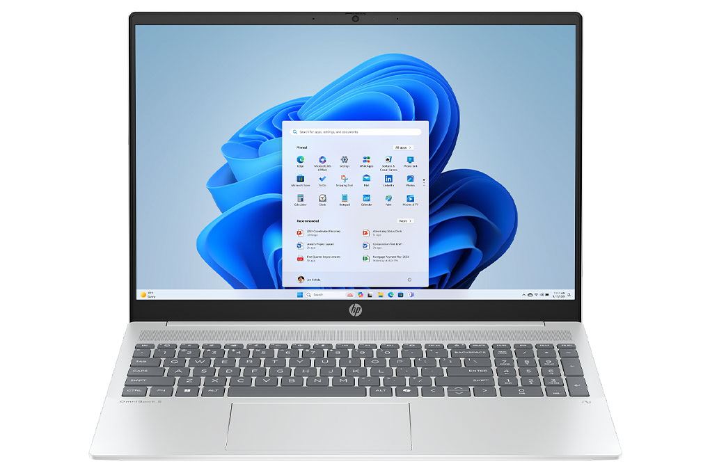 Laptop HP OmniBook 5 16 ag1069AU - BZ7T1PA (R5 AI 340, 16GB, 512GB, WUXGA, OfficeH24+365B, Win11) Màu Bạc