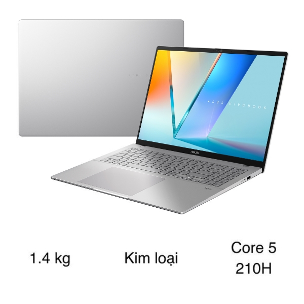 Laptop Asus Vivobook S14 S3407VA - LY146W (Core 5 210H, 16GB, 512GB, WUXGA, Win11)