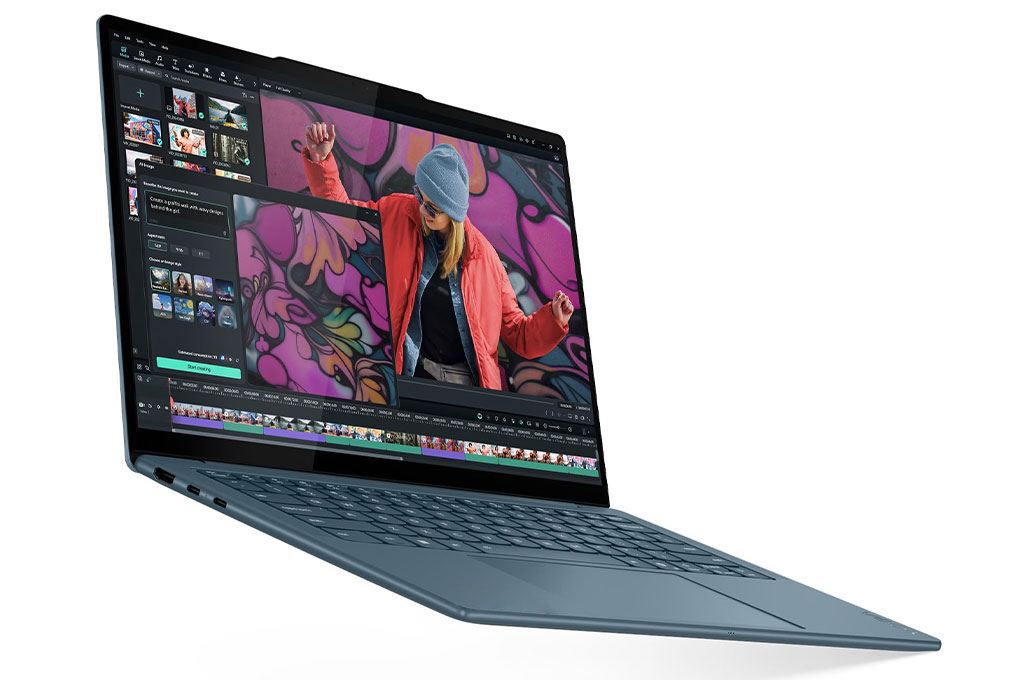 Laptop Lenovo Yoga Slim 7 OLED 14AKP10 - 83JY006PVN (R7 AI 350, 32GB, 1TB, 2.8K OLED 120Hz, OfficeH24+365, Win11) Màu Xanh Dương