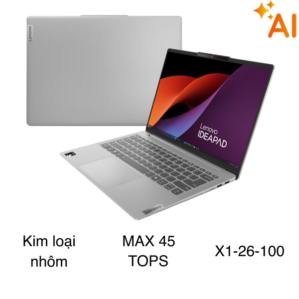 Laptop Lenovo IdeaPad Slim 5 14Q8X9 - 83HL005AVN (X1 26 100, 16GB, 512GB, WUXGA OLED, Win11)